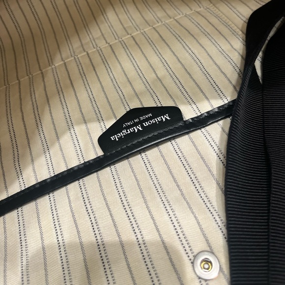 Maison Margiela embossed logo-patch raffia tote Beach Bag! Brand New w tags! - Picture 6 of 14